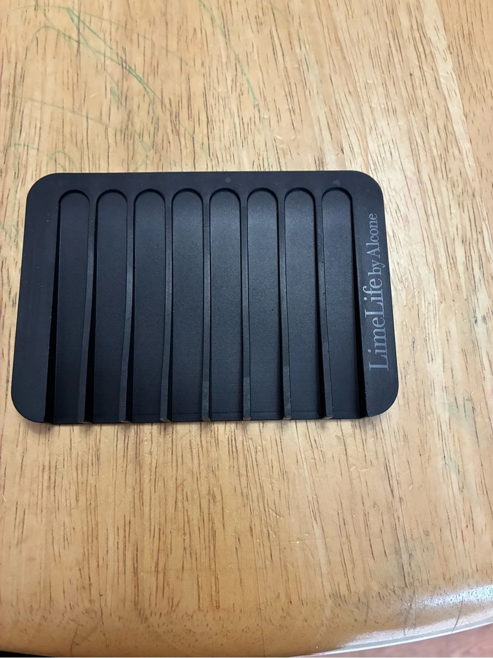 LimeLife by Alcone Black Soap Dish - Sleek Bathroom Storage
